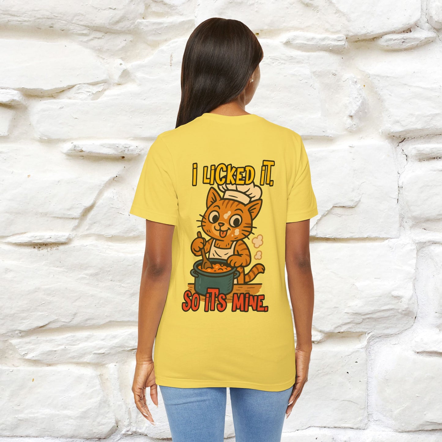 "I Licked It. It's Mine  " |Cat T-Shirt | Nunu&Miao Studio