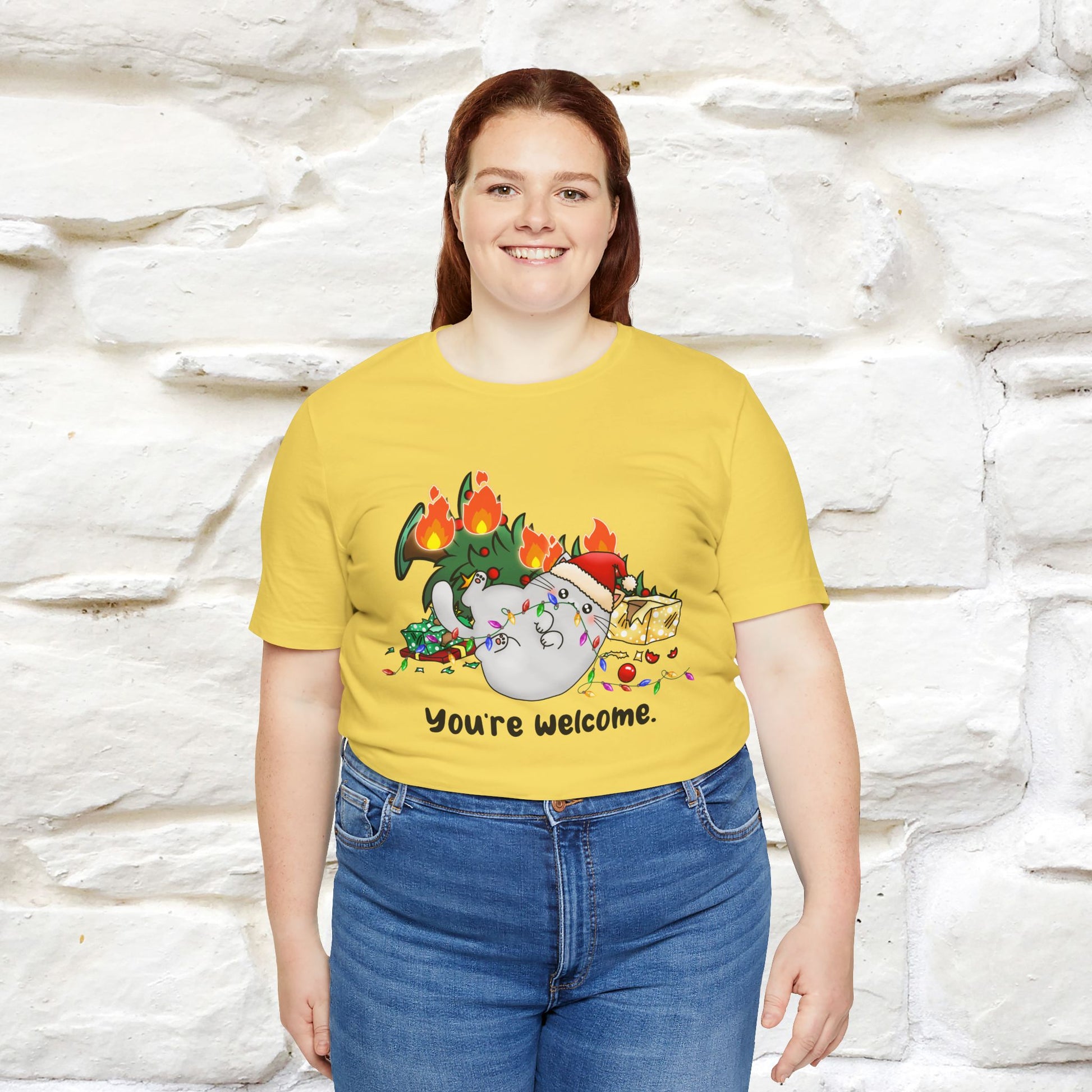 You're Welcome | Sarcastic Cat Christmas Shirt  |Nunu&Miao Studio - Nunu&Miao Studio