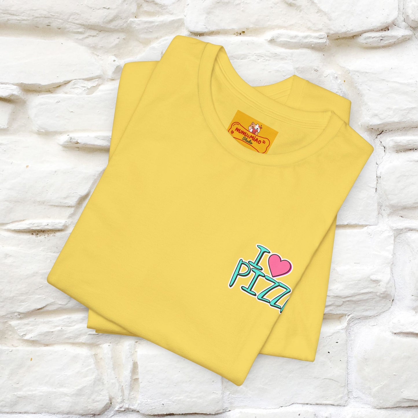 "I Love Pizza"| Cat T-shirt | Nunu&Miao Studio