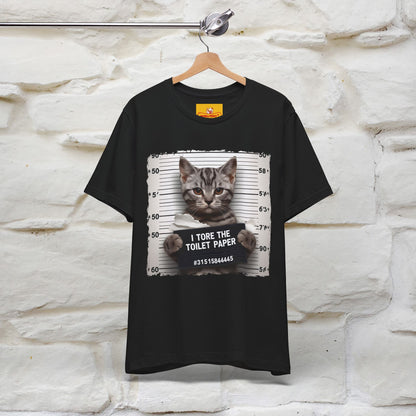 ''I Tore The Toilet Paper'' | Funny Cat T-Shirt | Nunu&Miao Studio