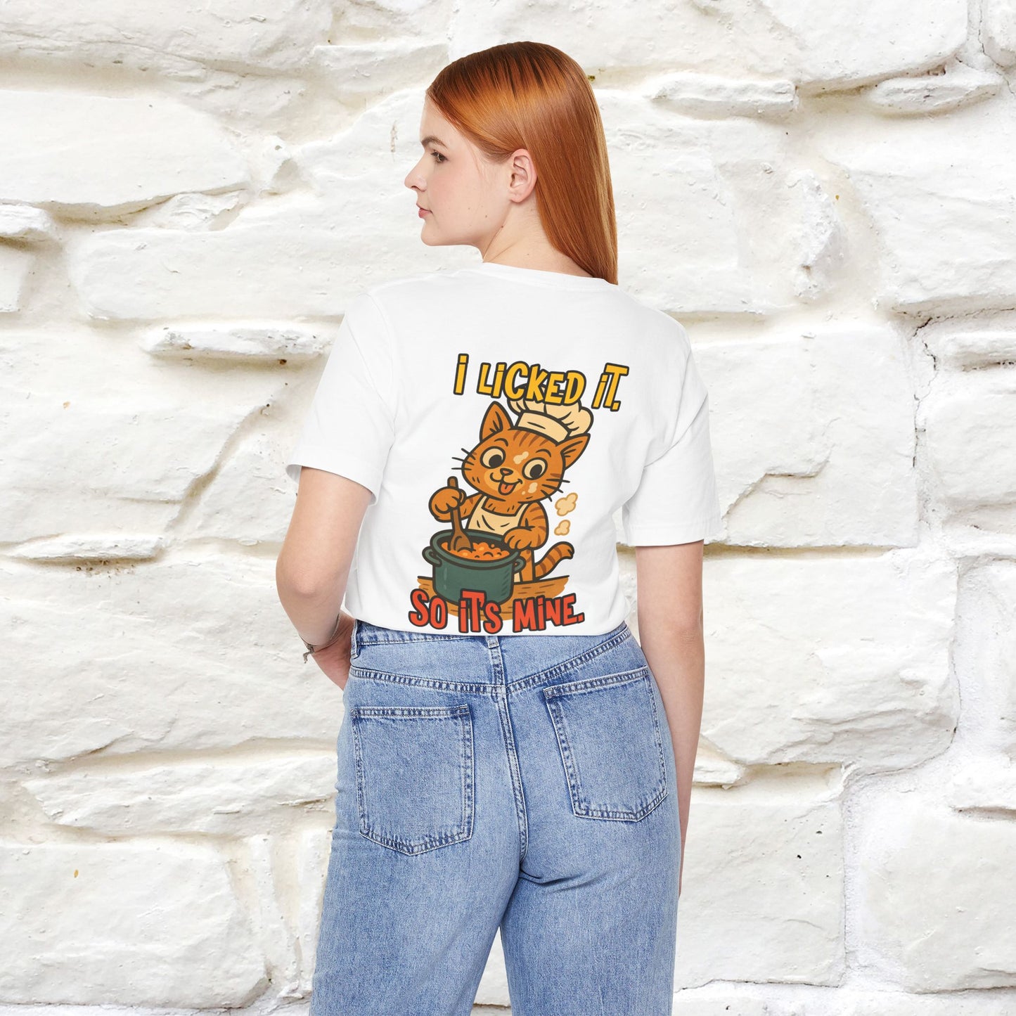 "I Licked It. It's Mine  " |Cat T-Shirt | Nunu&Miao Studio