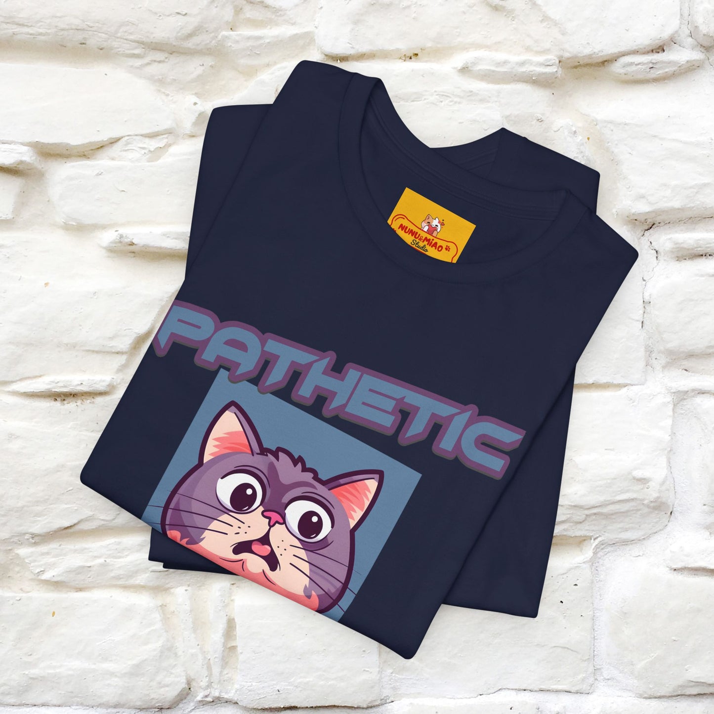 ''Pathetic Human'' | Funny Cat T-Shirt | Nunu&Miao Studio