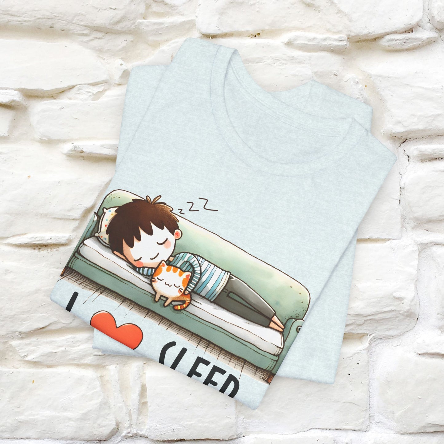 ''I Love Sleep''  Cat T-shirt for Men and Women  100% Cotton*