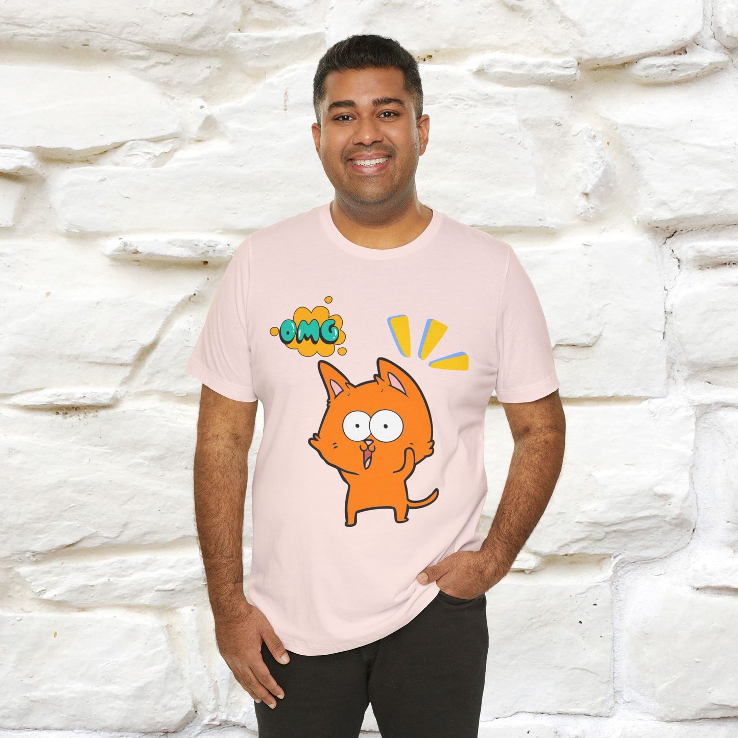 ''Oh My God'' Cat T-Shirt | Nunu&Miao Studio