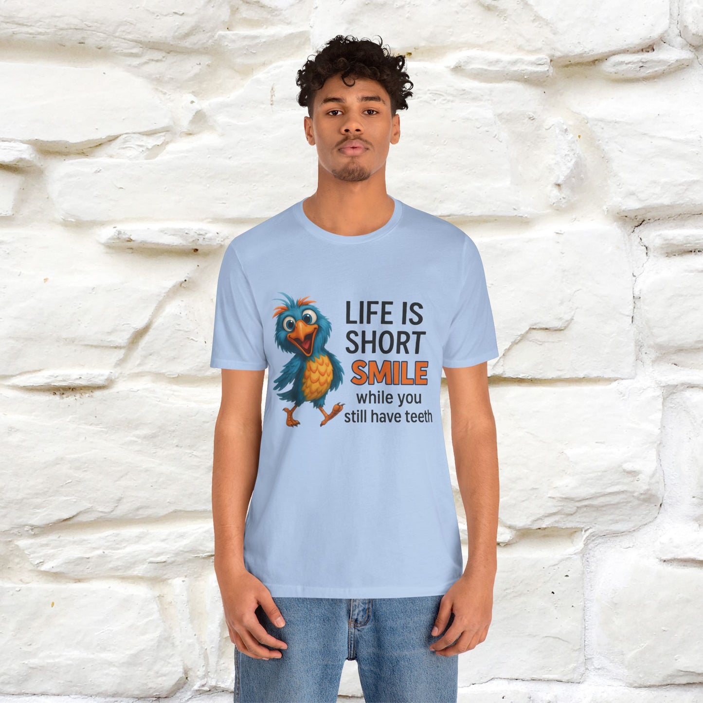 "Life Is Short Smile While ..." |Funny T-Shirt | Nunu&Miao Studio