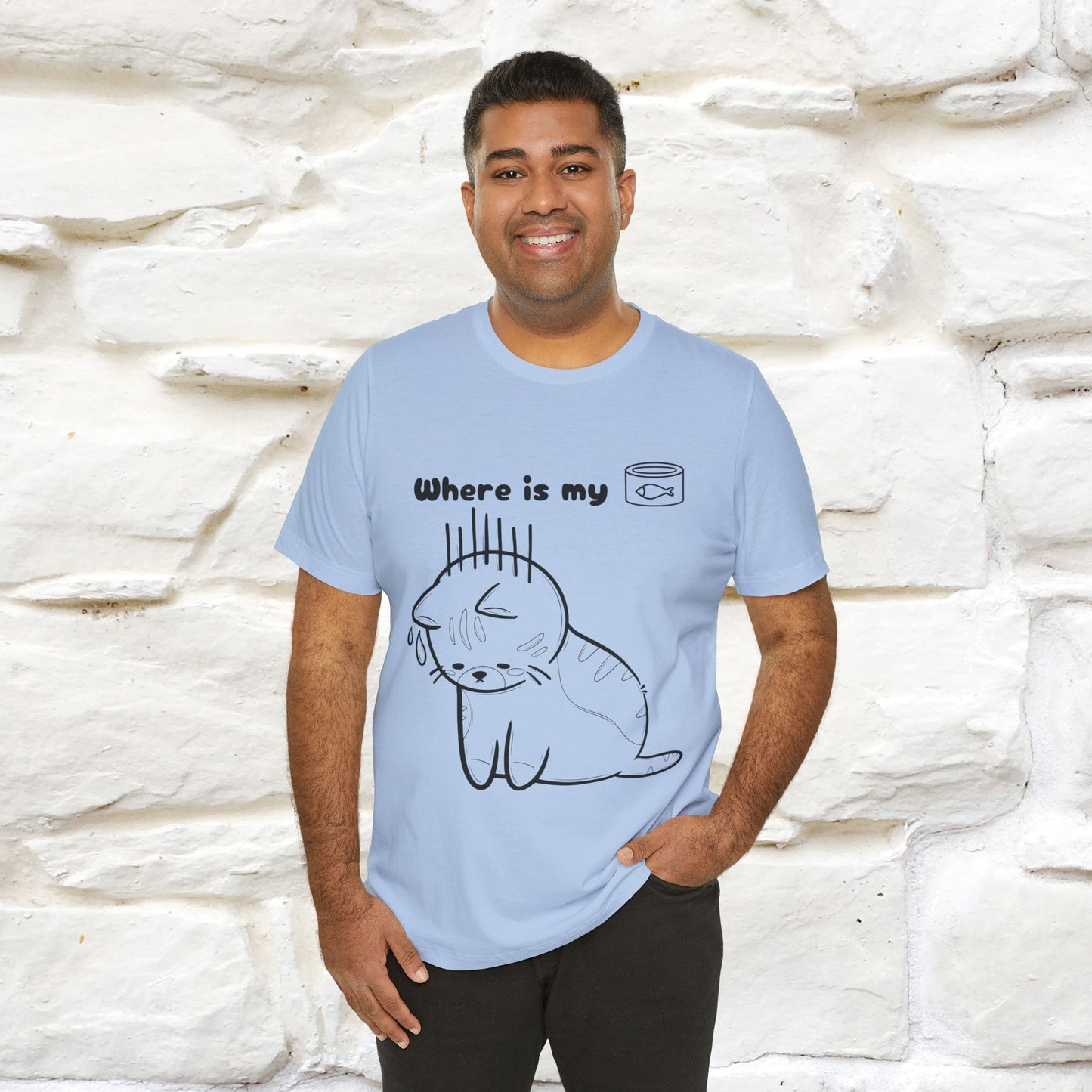 "Where Is My Tuna?" Cat T-Shirt | Nunu&Miao Studio