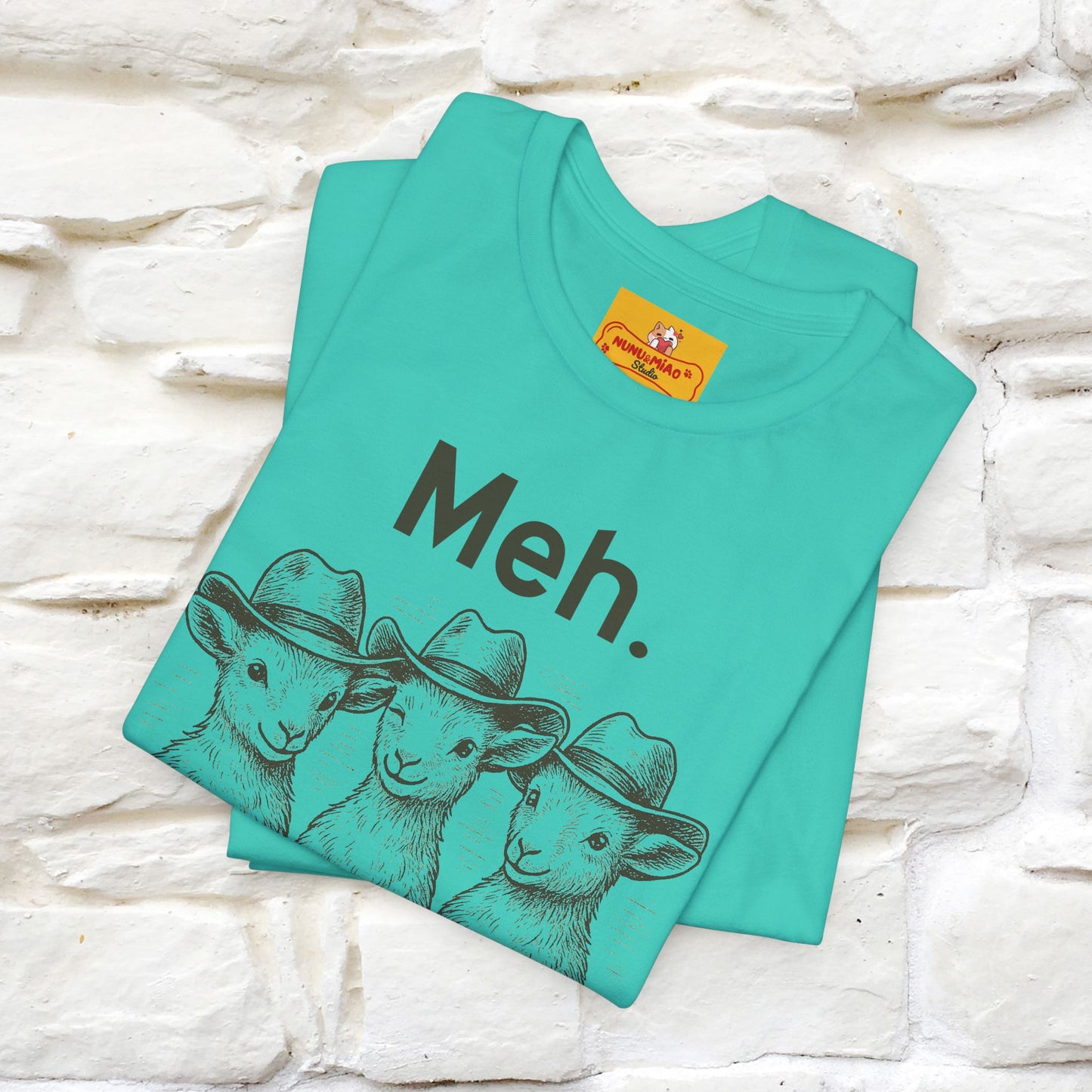 "Meh" Cute T-shirt |Nunu&Miao Studio
