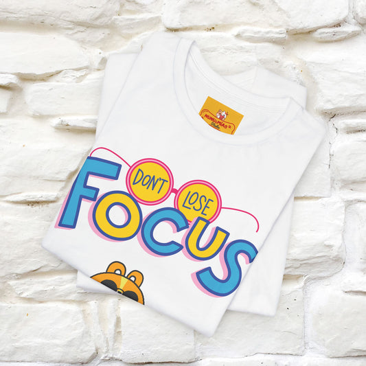 ''Don’t Lose Focus'' Cat T-Shirt | Nunu&Miao Studio - Nunu&Miao Studio