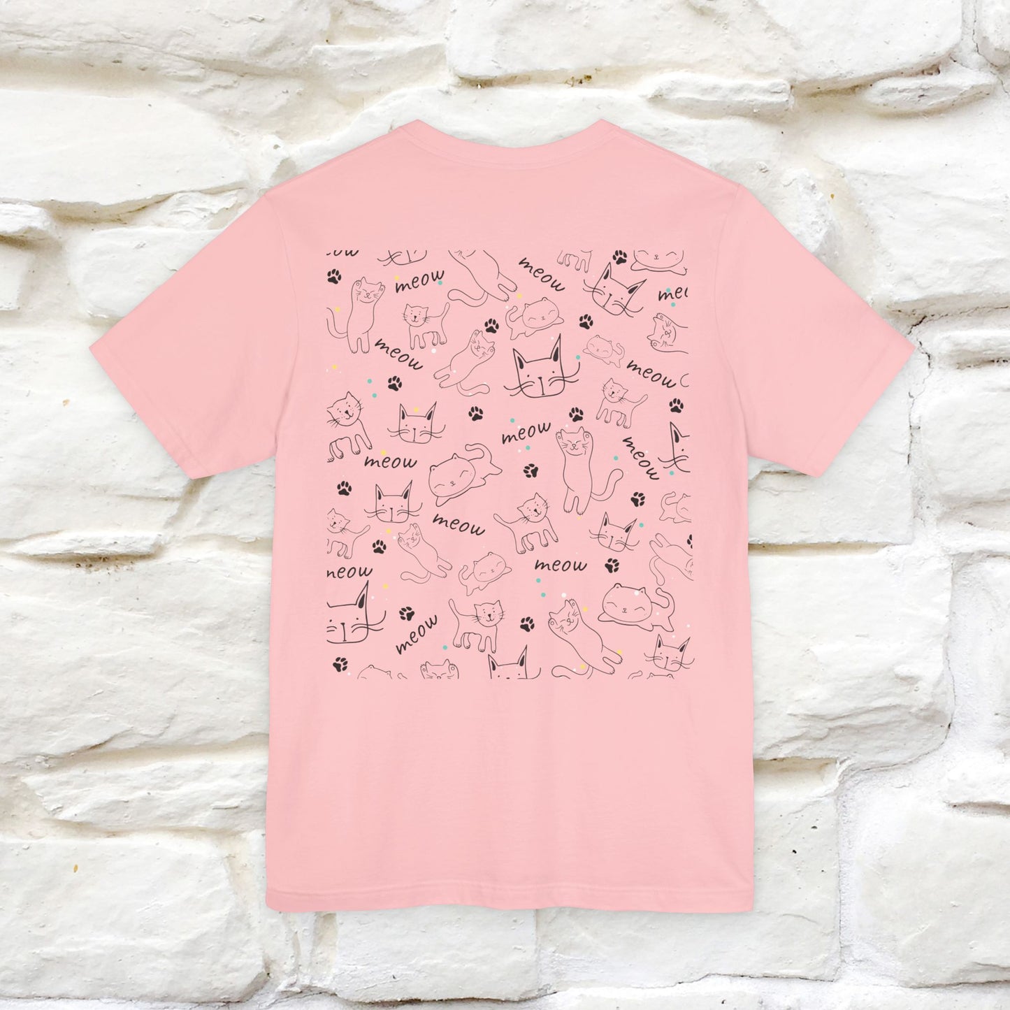 "Antidepressants" Cat T-Shirt | Front & Back Design | Nunu&Miao Studio