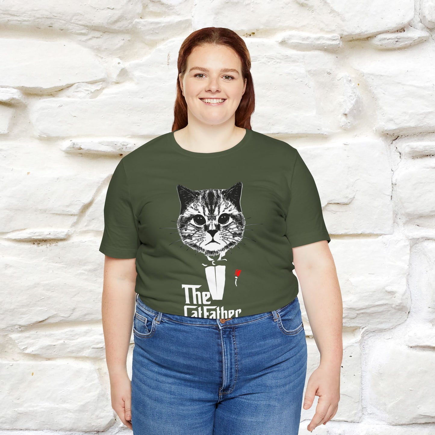 ''The Cat Father T-Shirt''| Iconic Cat Lover Tee | Nunu&Miao Studio - Nunu&Miao Studio