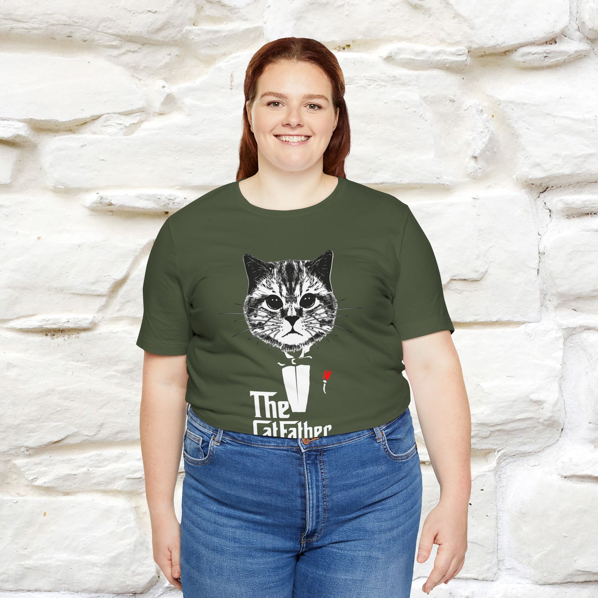 ''The Cat Father T-Shirt''| Iconic Cat Lover Tee | Nunu&Miao Studio - Nunu&Miao Studio