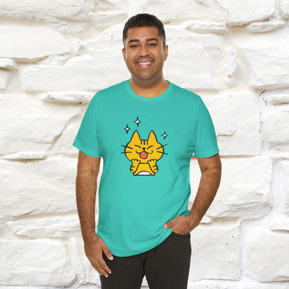 ""It's A Good Day" Cat T-Shirt| Front & Back Design | Nunu&Miao Studio