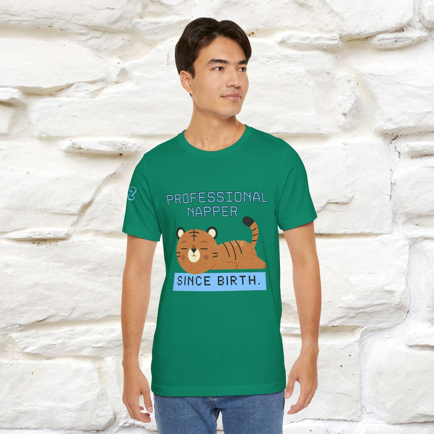 ''Professional napper since birth.''| CatT-Shirt | Nunu&Miao Studio