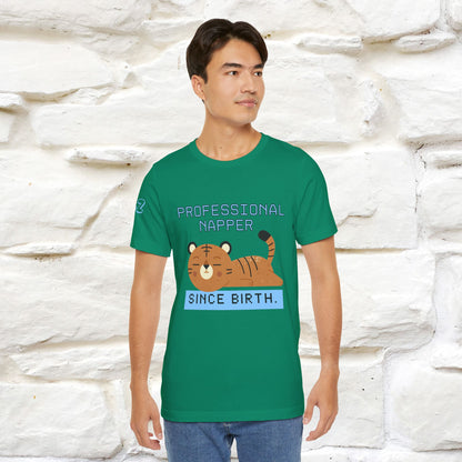 ''Professional napper since birth.''| CatT-Shirt | Nunu&Miao Studio
