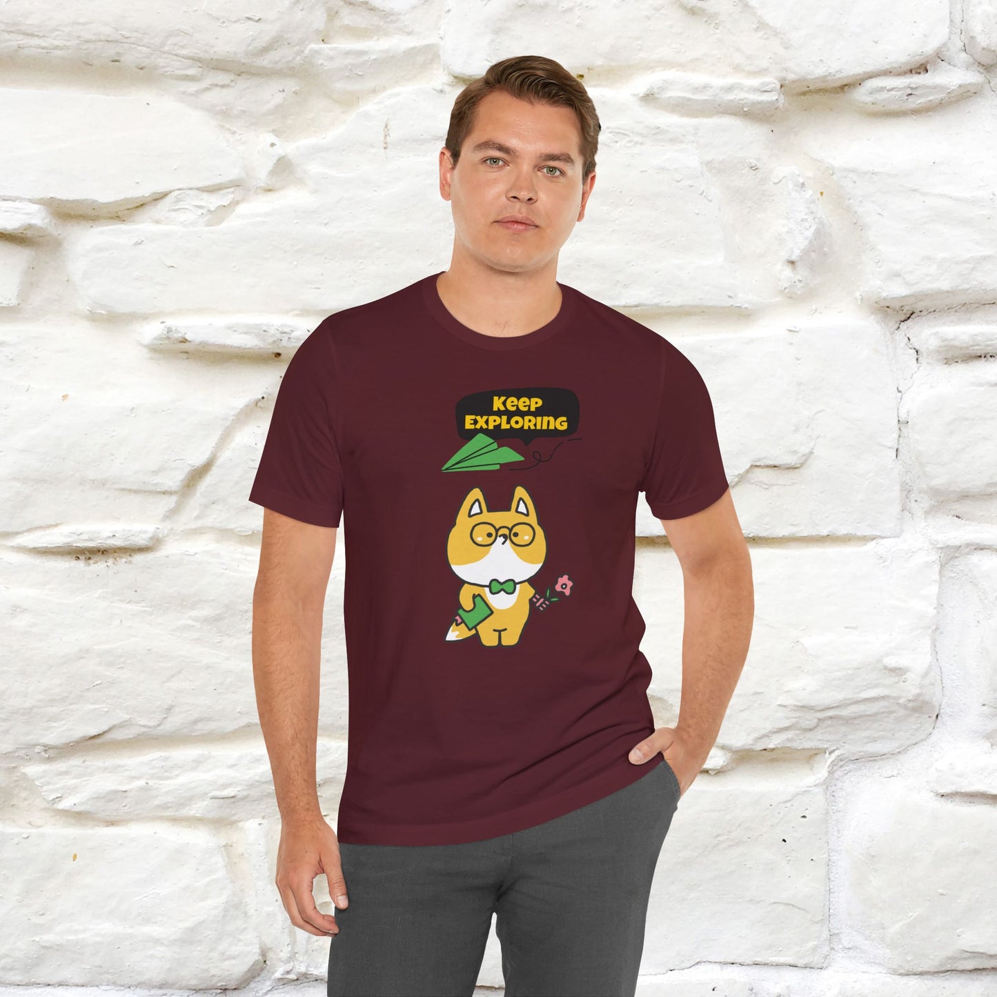 Keep Exploring T-Shirt for Men | 100% Cotton* Adventure Tee