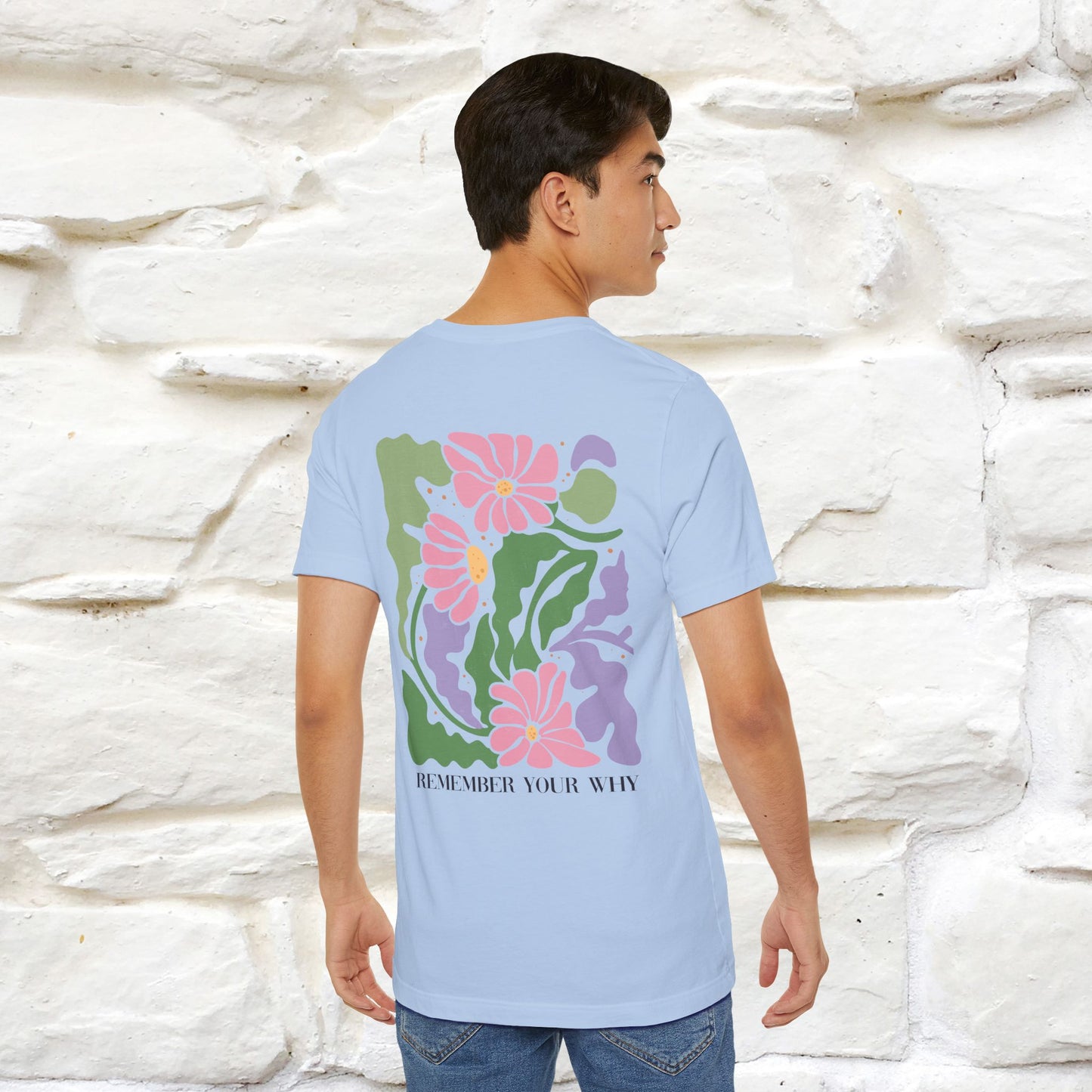 "Remember Your Why'' Cat T-Shirt Front and Back Design | Nunu&Miao Studio