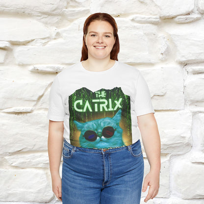 The Catrix: What Will You Choose? Cat T-Shirt for Men & Women | 100% Cotton* Matrix-Inspired Tee