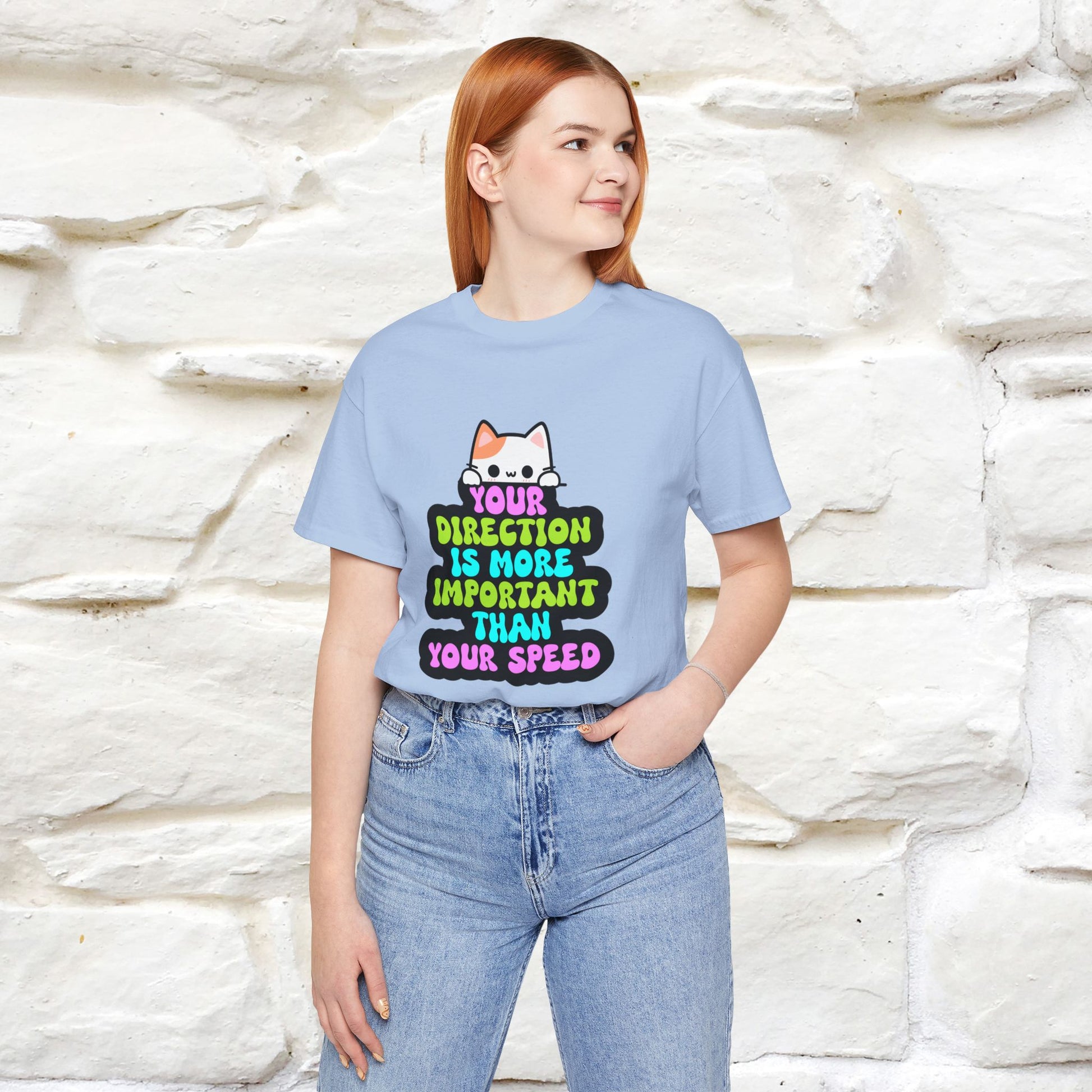 "Your Direction Is More ..." |  Cat T-shirt | Nunu&Miao Studio - Nunu&Miao Studio