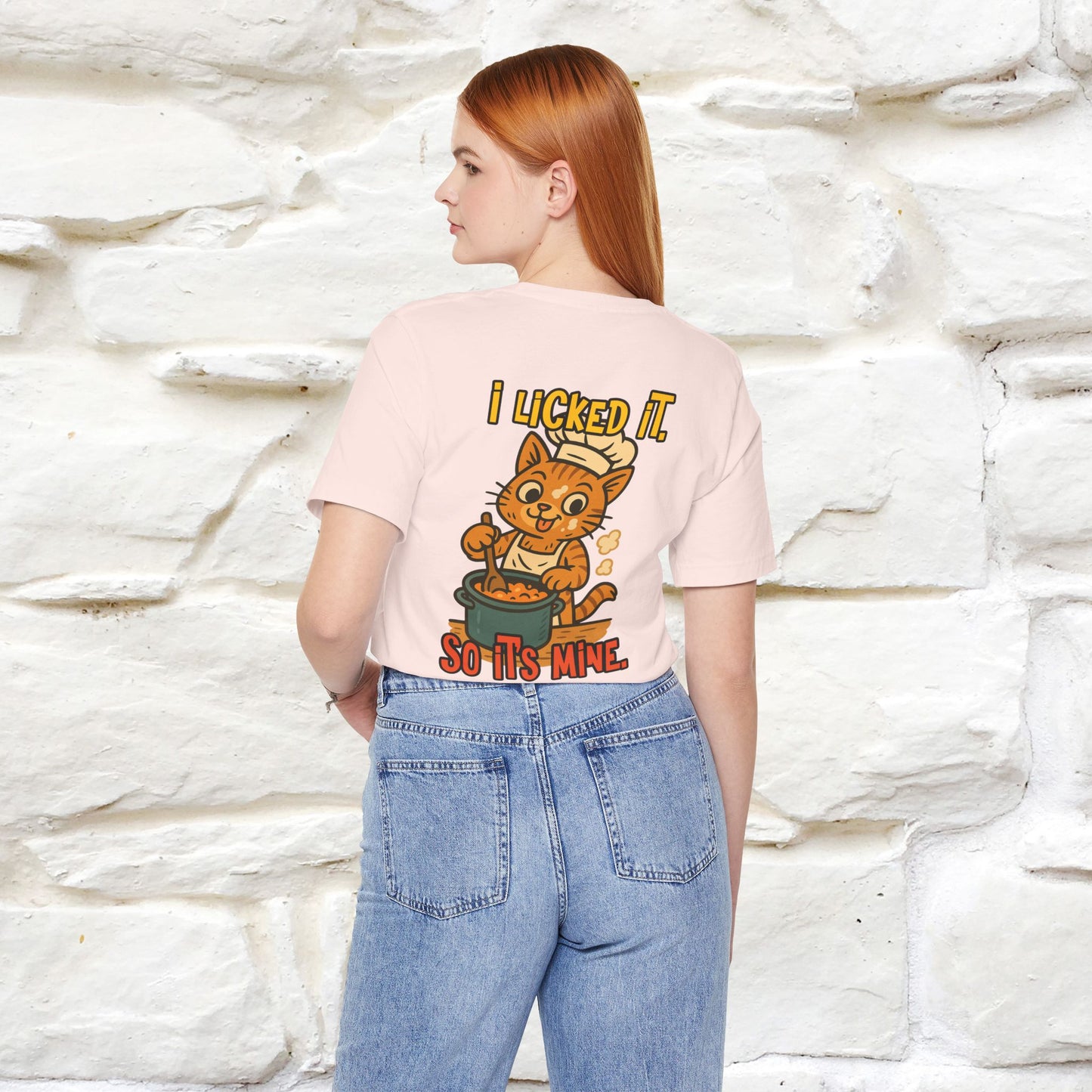 "I Licked It. It's Mine  " |Cat T-Shirt | Nunu&Miao Studio
