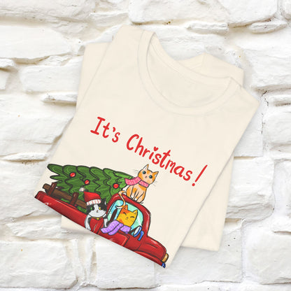 It's Christmas | Festive Cat Christmas Shirt for Men & Women | 100% Cotton*