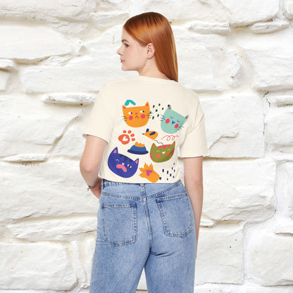 ''The Power Of Meow'' Cat T-Shirt Front and Back Design | Nunu&Miao Studio