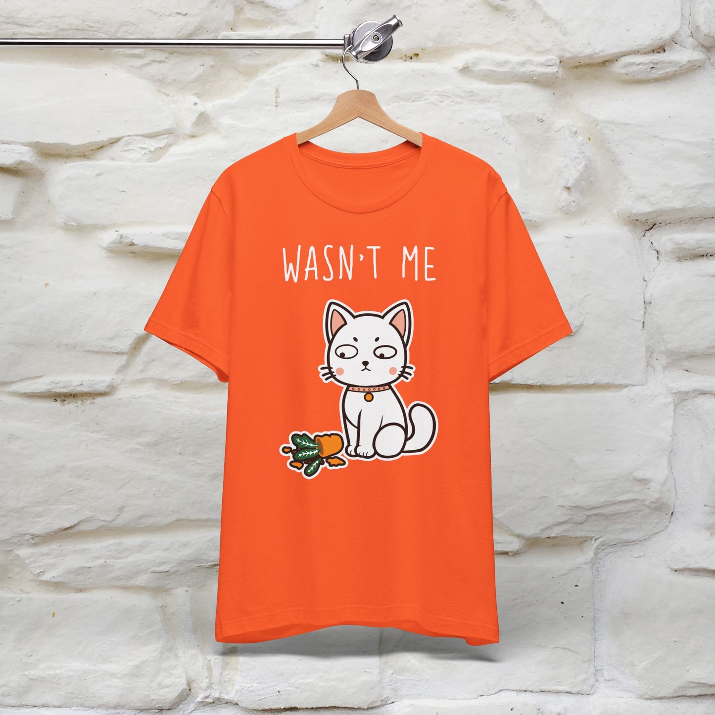 "Wasn't Me" Cat T-shirt for Men & Women | 100% Cotton 🐾