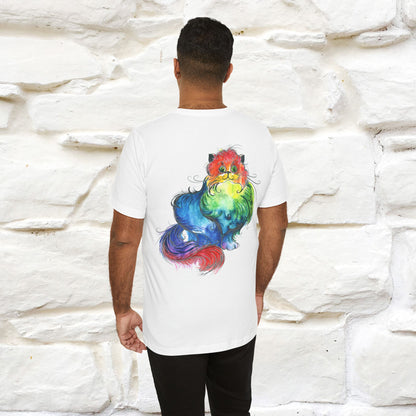 "Il Pittore'' Cat T-Shirt Front and Back Design | Nunu&Miao Studio