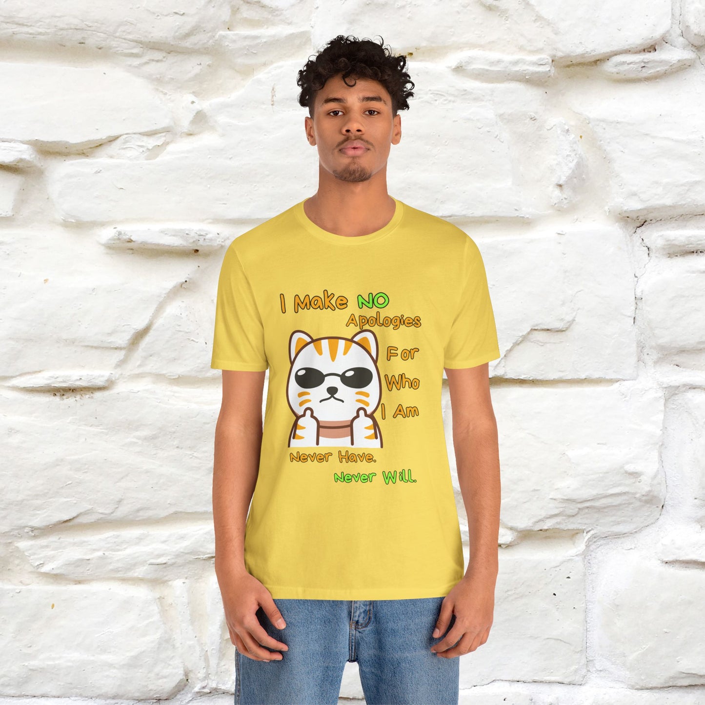 "I Make No Apologies... " |Cat T-Shirt | Nunu&Miao Studio