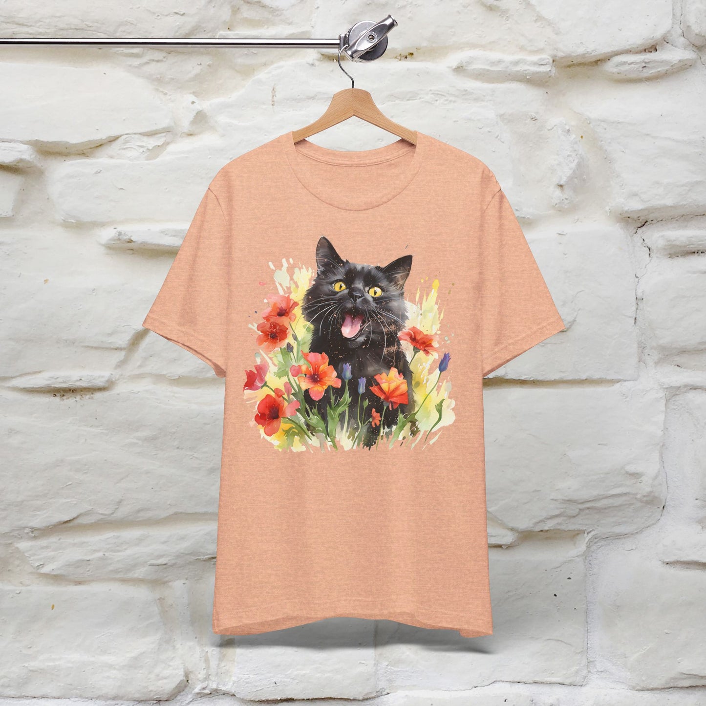 "Kitty Garden" T-shirt for Women 100% Cotton* - Nunu&Miao Studio