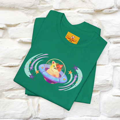 "Stay Positive'' Cat T-Shirt | Front & Back Design | Nunu&Miao Studio