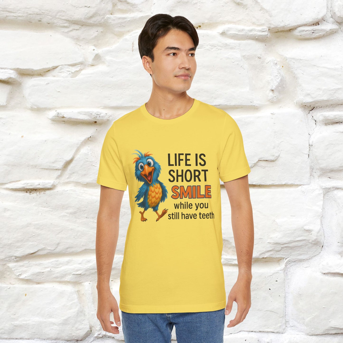 "Life Is Short Smile While ..." |Funny T-Shirt | Nunu&Miao Studio