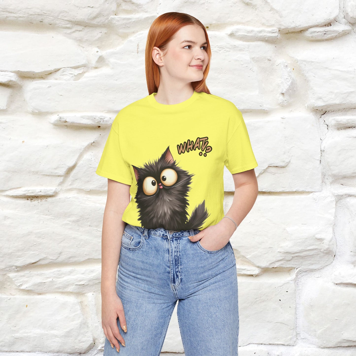 ''What ?'' | Cat T-Shirt  | Nunu&Miao Studio