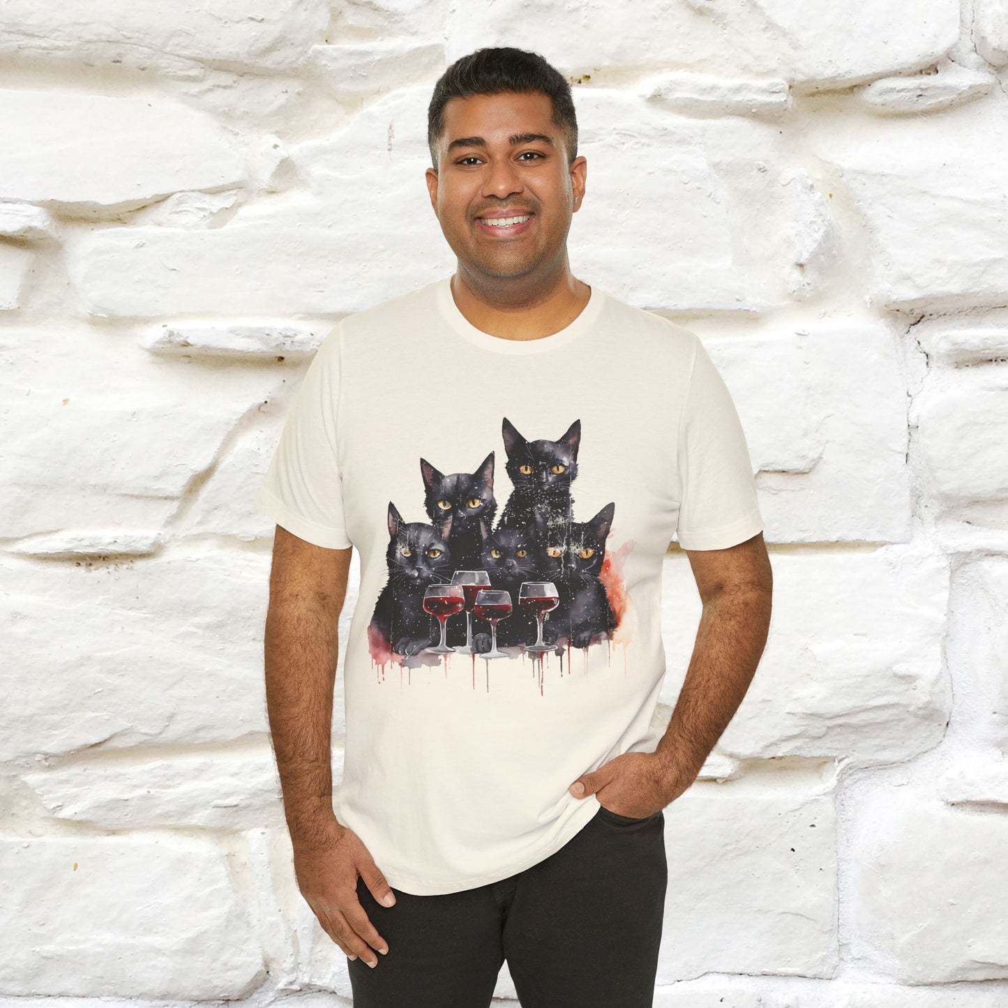 "Black Catty Cocktails" T-Shirt for Men & Women | 100% Cotton*