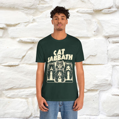 "Cat Sabbath" Cat T-shirt for Men & Women | 100% Cotton*| Feline-Inspired Tee