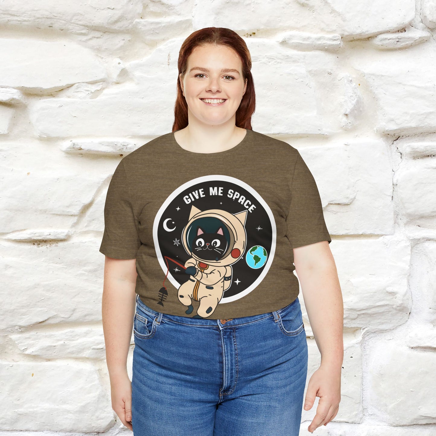 Give Me Space Cat T-Shirt for Men & Women | 100% Cotton* Funny  Tee