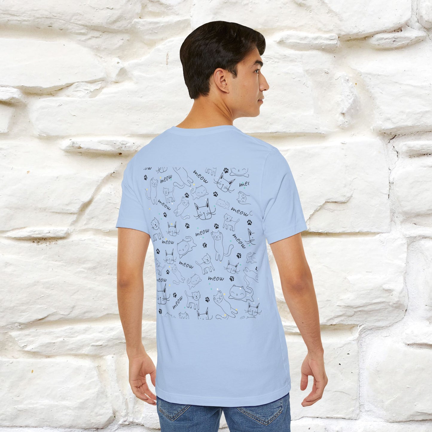 "Antidepressants" Cat T-Shirt | Front & Back Design | Nunu&Miao Studio