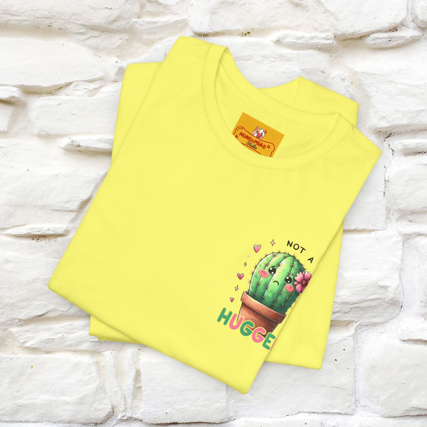 "Not A Hugger" |Funny T-Shirt | Front & Back Design|Nunu&Miao Studio