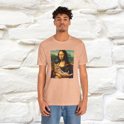 Mona Lisa’s Cat T-Shirt | Classic Art-Inspired Cat Tee for Men & Women | 100% Cotton