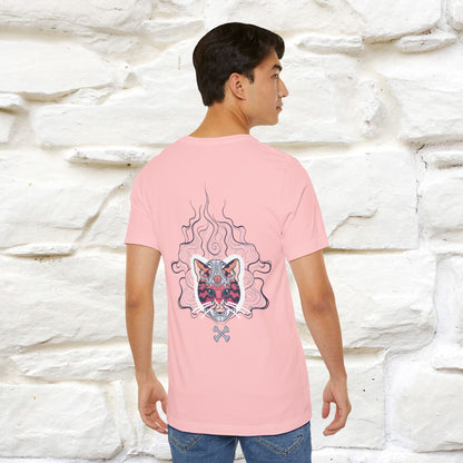 ''Air Fire Cat'' | Cat T-Shirt Front and Back Design | Nunu&Miao Studio