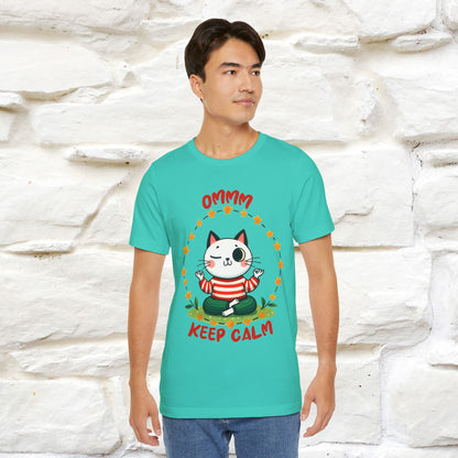 ''Ommm, Keep Calm'' Cat T-Shirt | Nunu&Miao Studio
