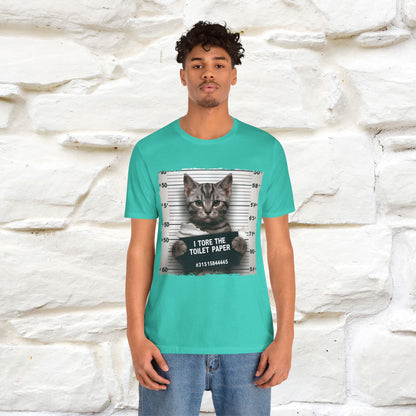 ''I Tore The Toilet Paper'' | Funny Cat T-Shirt | Nunu&Miao Studio