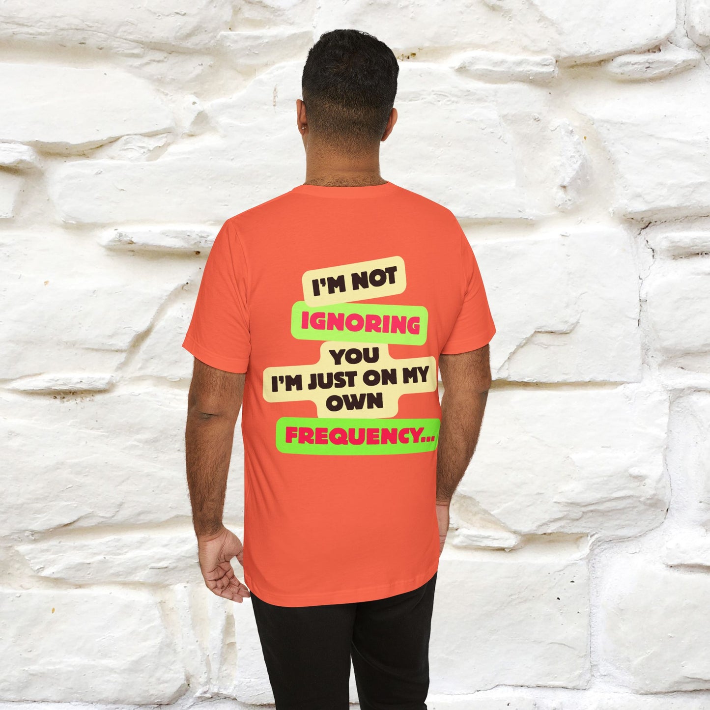 "I'm Not Ignoring You. I'm Just  .. " Cat T-Shirt | Front & Back Design | Nunu&Miao Studio