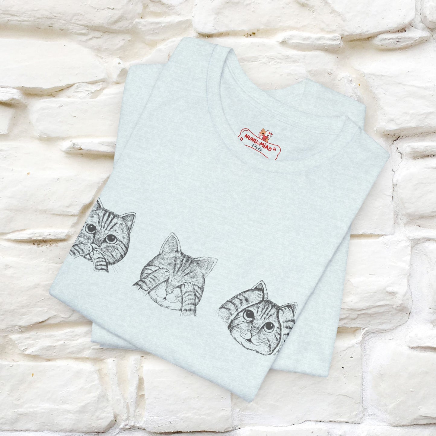 "Cute Cats" Funny Cat T-Shirt for Men & Women | 100% Cotton* - Nunu&Miao Studio