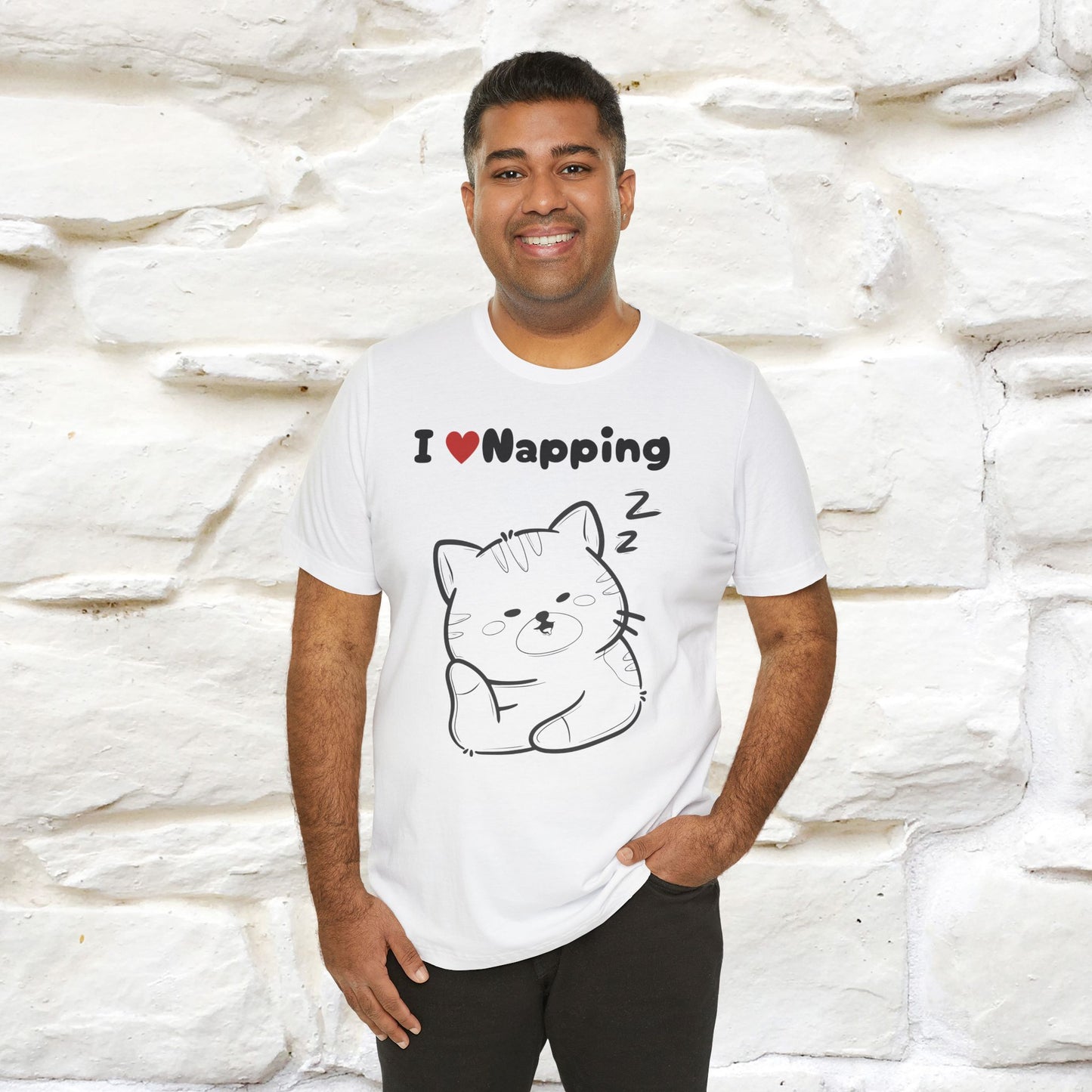 "I Love Napping" Cat T-Shirt for Men & Women | 100% Cotton* 🐾