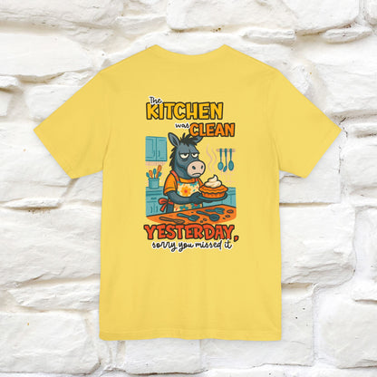 "The Kitchen Was Clean... " |Funny T-Shirt | Nunu&Miao Studio