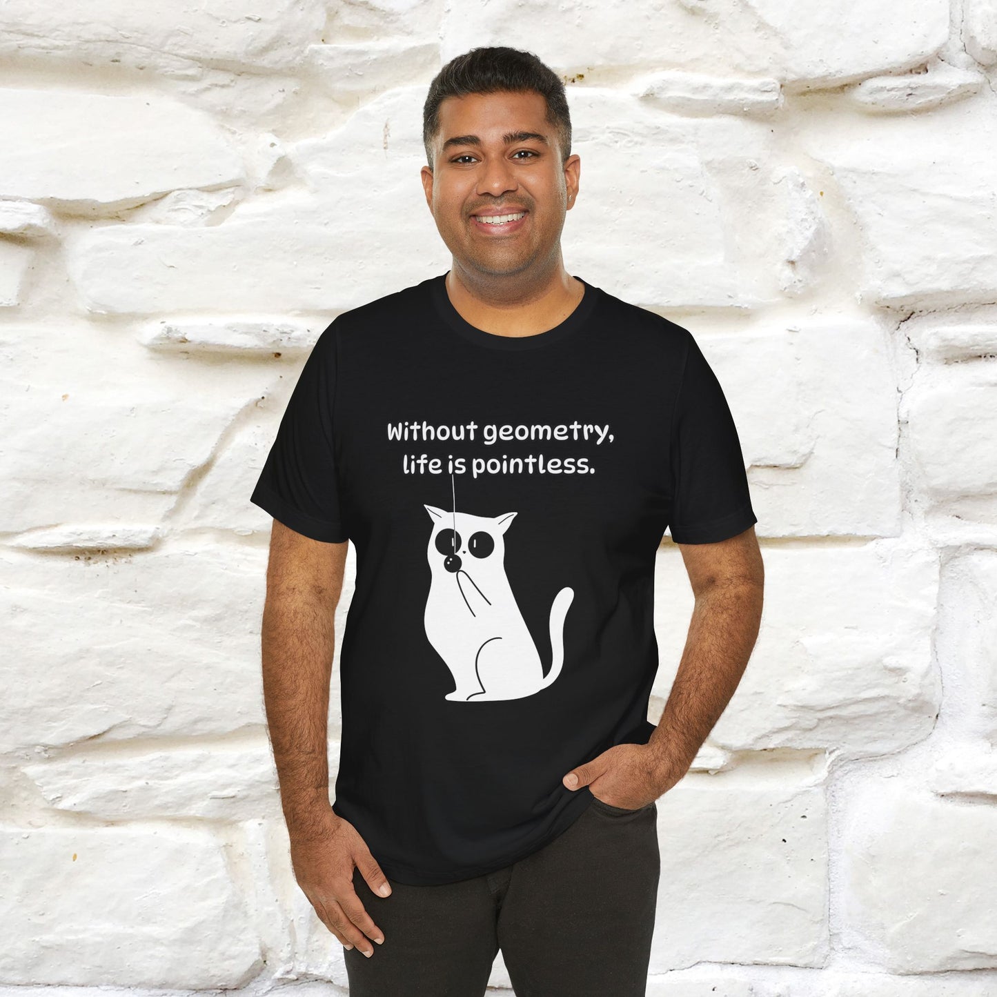 ''Without geometry, life is pointless.''| Funny T-Shirt | Nunu&Miao Studio