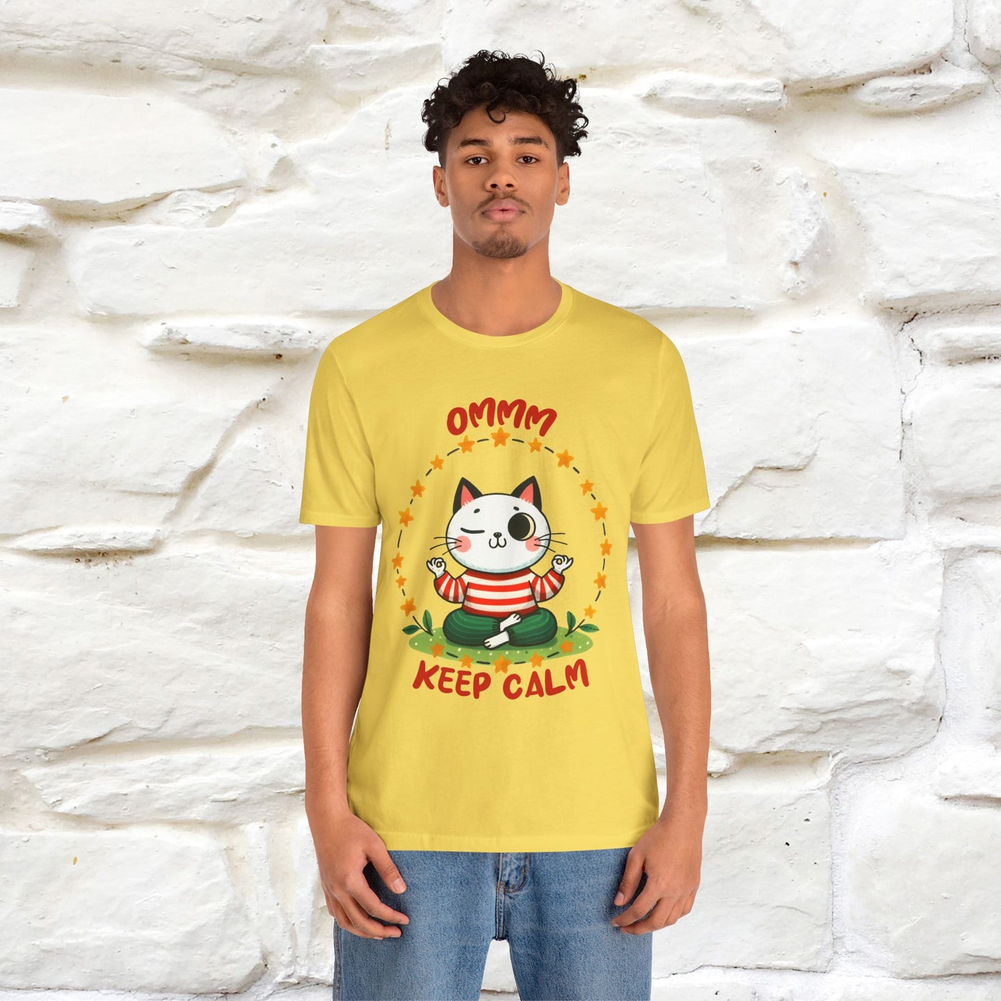 ''Ommm, Keep Calm'' Cat T-Shirt | Nunu&Miao Studio